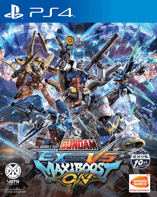 Mobile Suit Gundam – Extreme VS Maxiboost On box art for Playstation 4